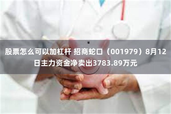 股票怎么可以加杠杆 招商蛇口（001979）8月12日主力资金净卖出3783.89万元